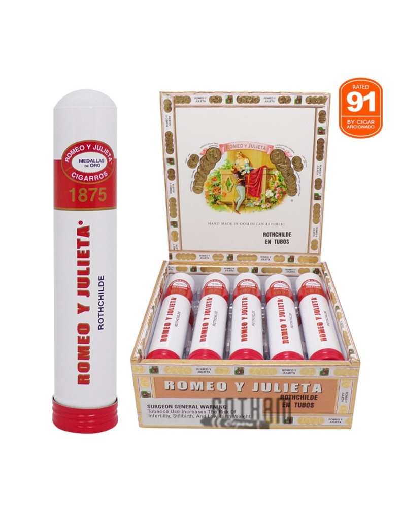 Romeo Y Julieta Seleccion Especial 1875 Tubo