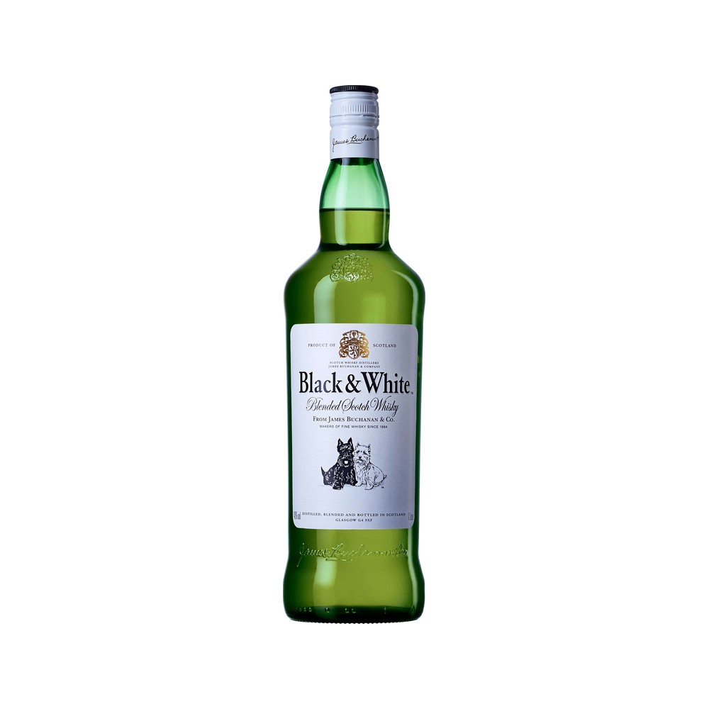 Black & White Blended Scotch 1000Ml