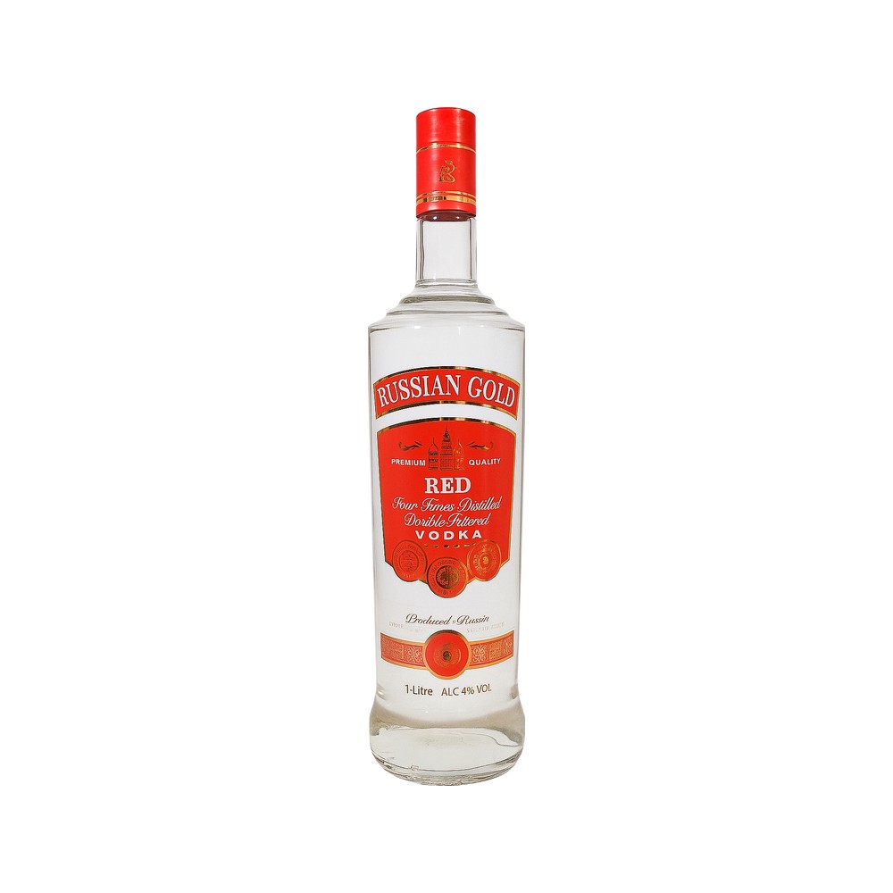 Russian Gold Red Vodka 1000Ml