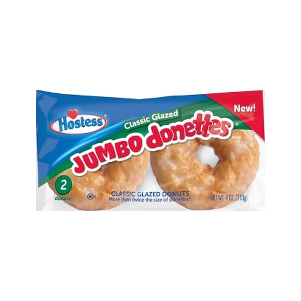 Hostess Jumbo Donettes Classic Glazed 
