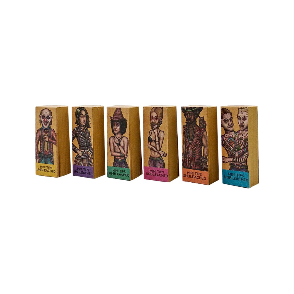 Lion Rolling Circus Filter Carton Unbleached Mini 