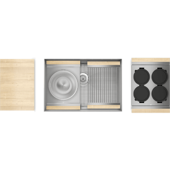 Vinera 1 Botella Madera C/Accesorios Negra