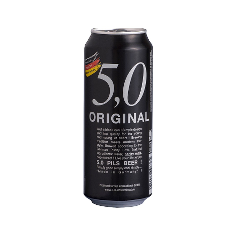 5,0 Pils Negra 500Ml