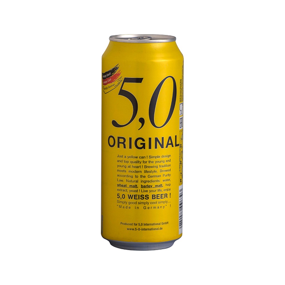 5,0 Weiss Wheat 500Ml Amarilla