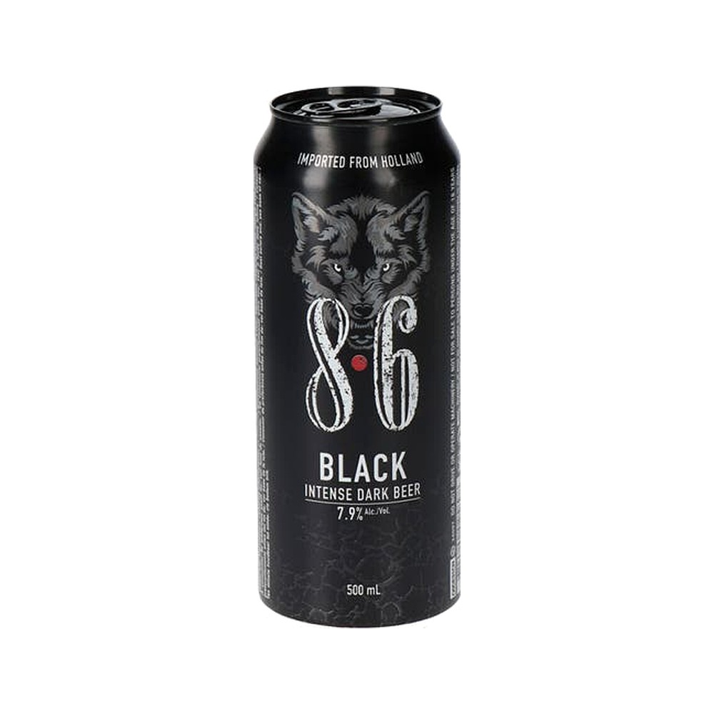 8.6 Black 500Ml
