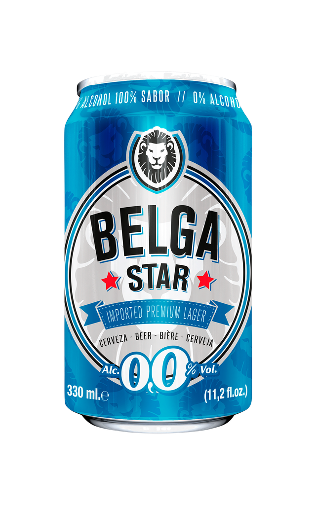 Belga Star Sin Alcohol 330Ml LATA