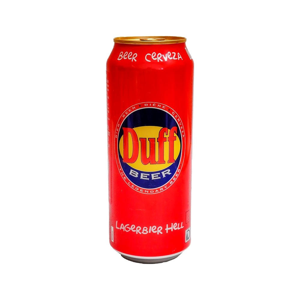 Duff Beer Lagerber Hell LATA 500Ml