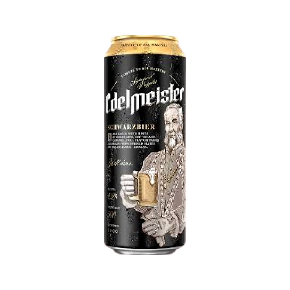 Edelmeister Schwarzbier (Negra) 500Ml LATA