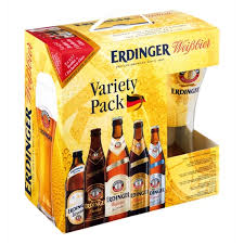 Erdinger 500Ml Variety 5Pack + Vaso