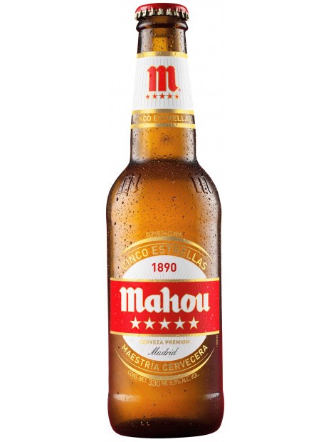 Mahou Cinco Estrella 330Ml Botella