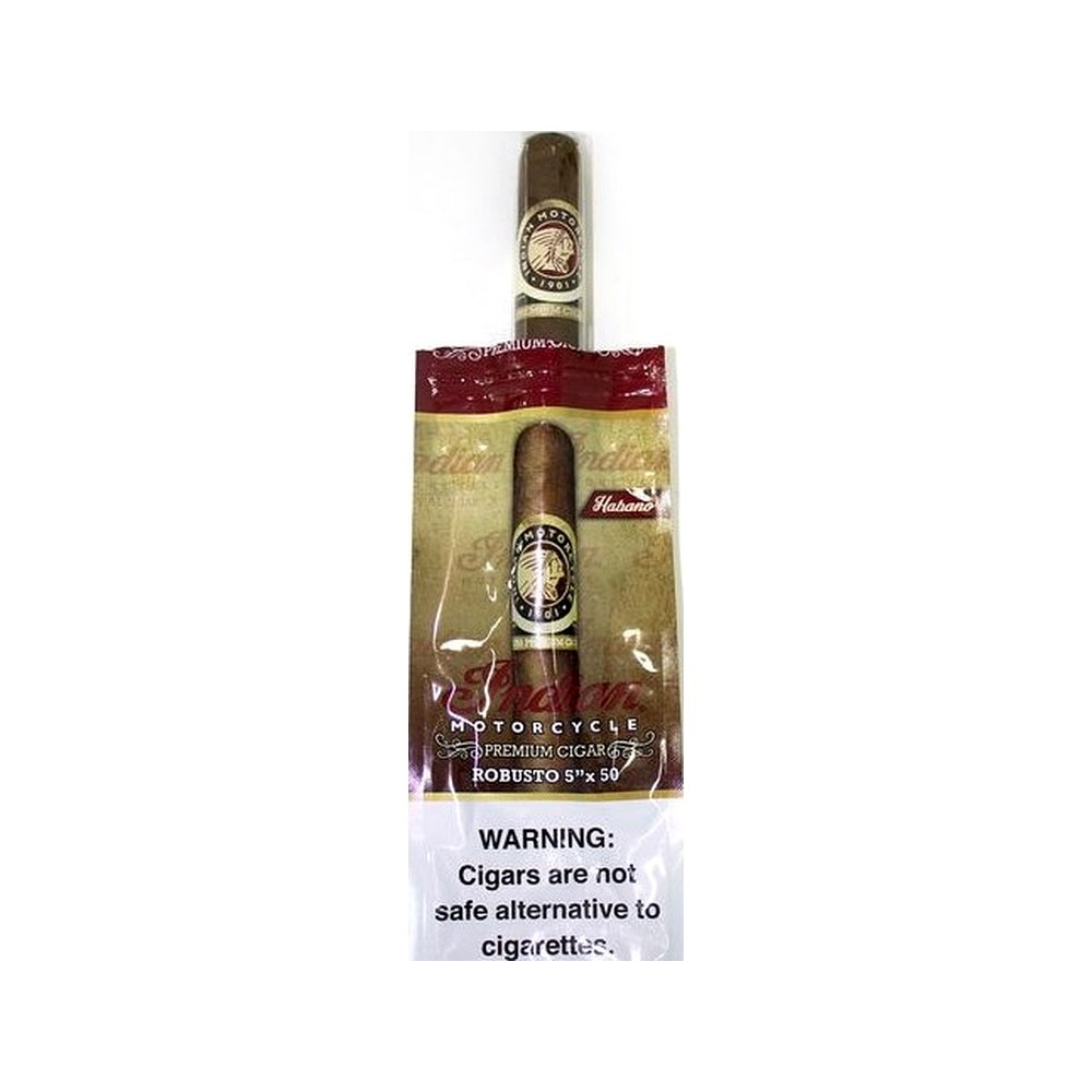 Indian Motorcycle Zip Pouch Robusto Habano