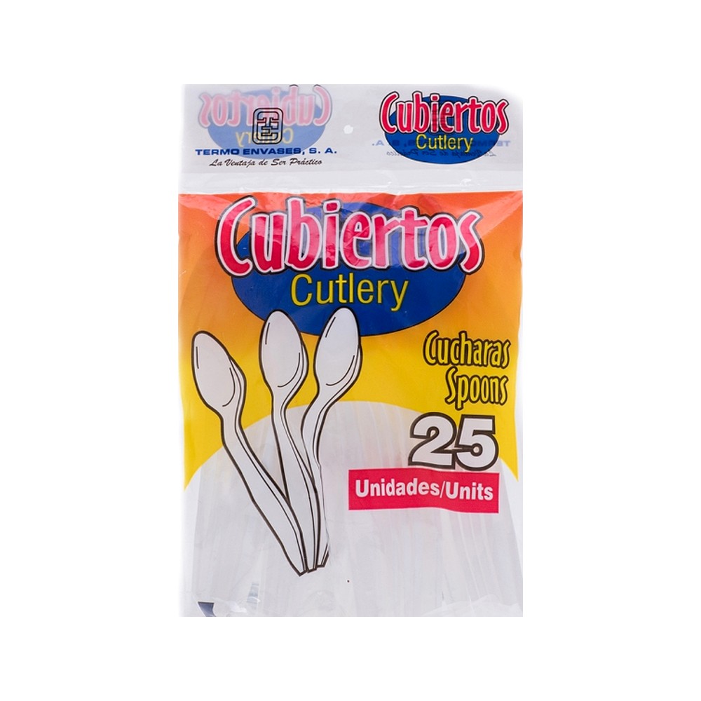 Cuchara Plastica Paq.