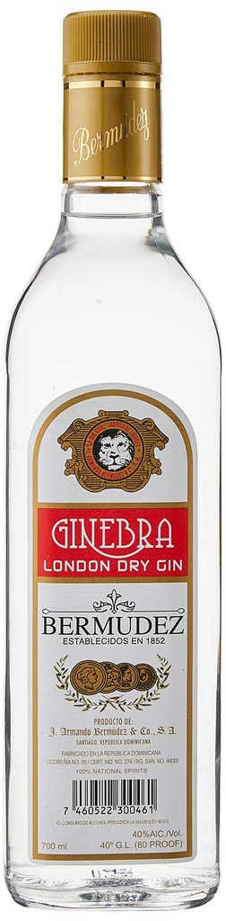 Ginebra Bermudez 750Ml