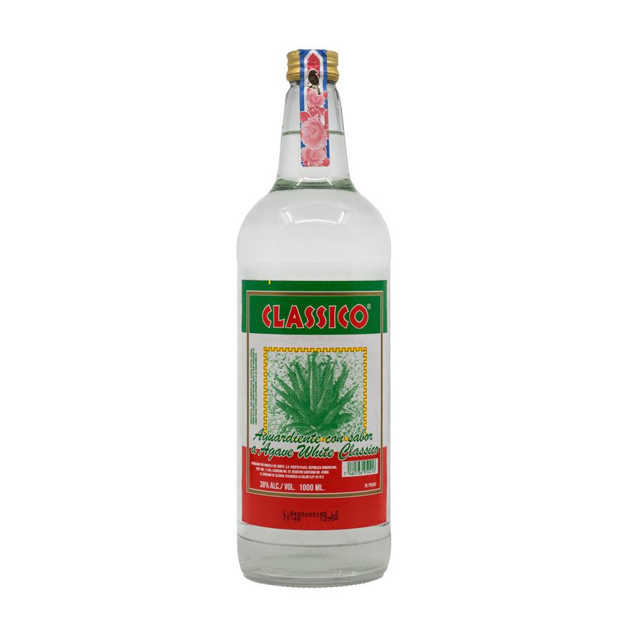Classico Aguardiente Con Sabor A Agave White 1000Ml