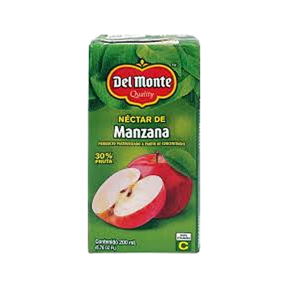 Jugo Del Monte Nectar De MANZANA 200Ml
