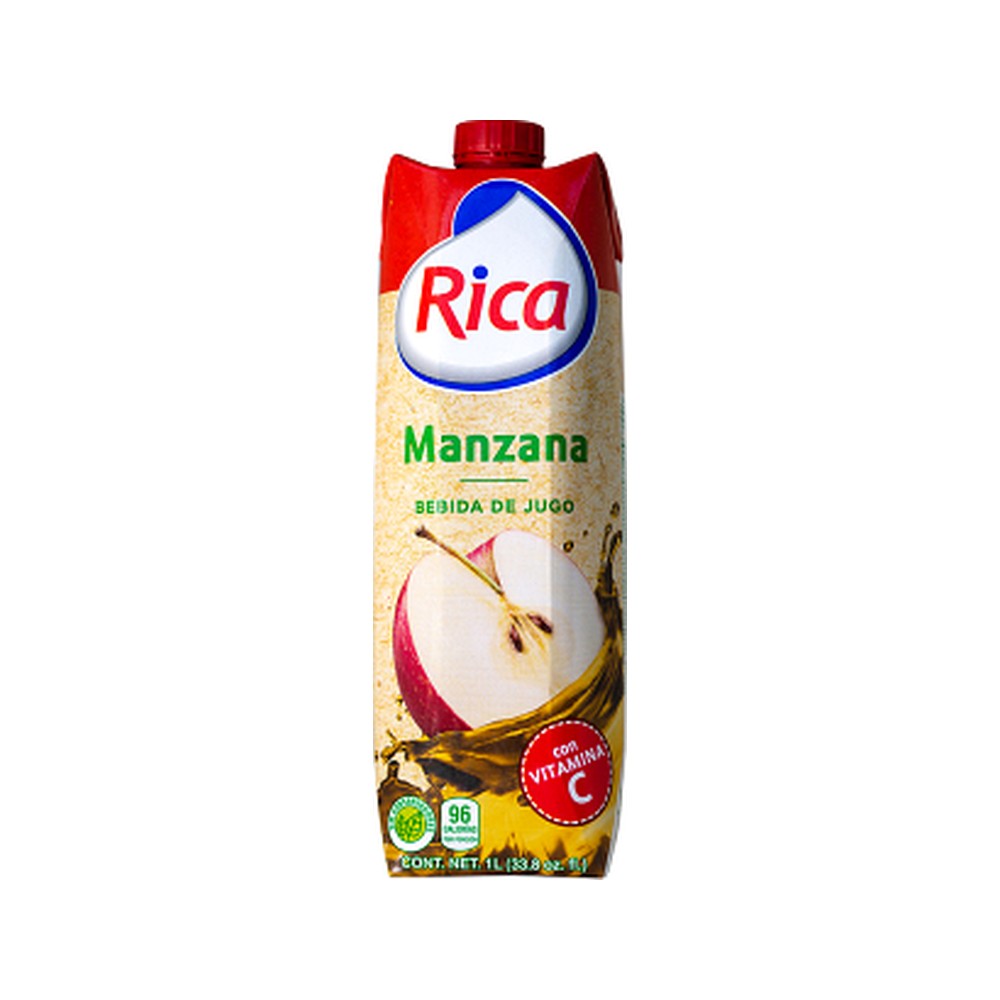 Jugo Rica Manzana 1000Ml