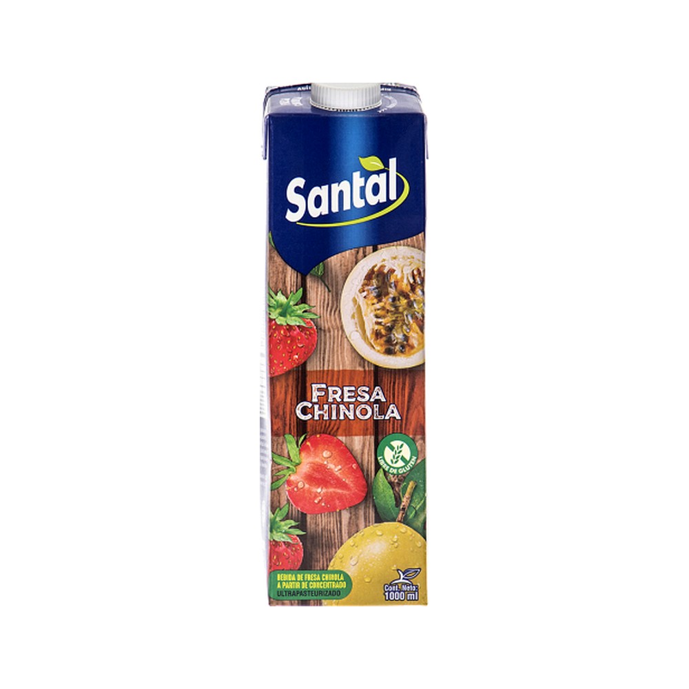 Jugo Santal Fresa-Chinola 1000Ml