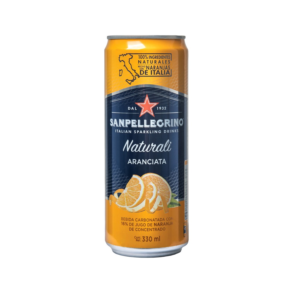 San Pellegrino Aranciata 330Ml LATA