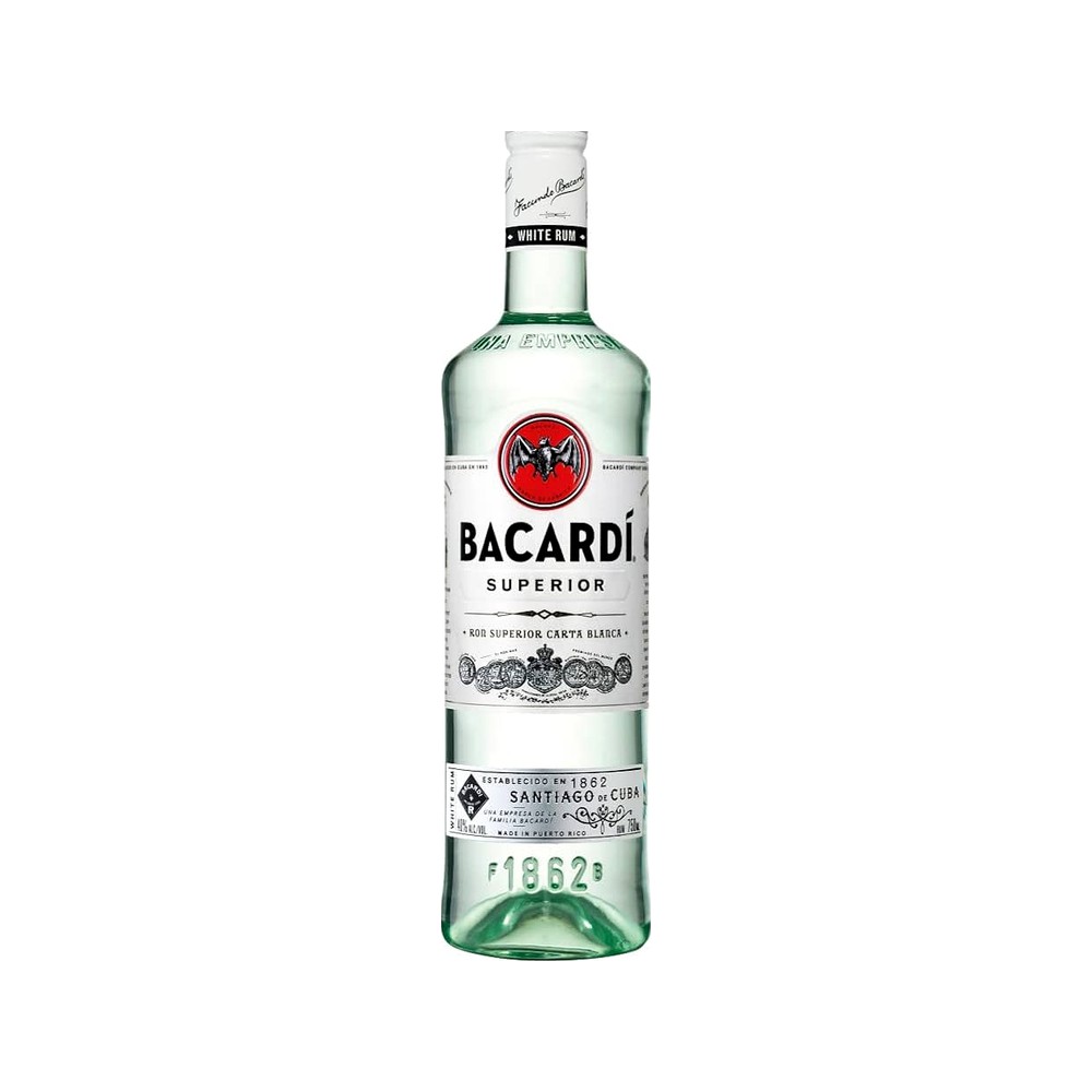 Bacardi Blanco Superior Smooth y Dry 750Ml 