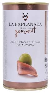 La Explanada Aceitunas Rellenas De Anchoas 350G