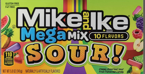 Mike And Ike Megamix Sour 5Oz