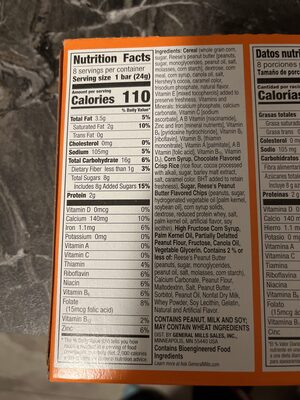 Reeses Puffs Treats 24Grs