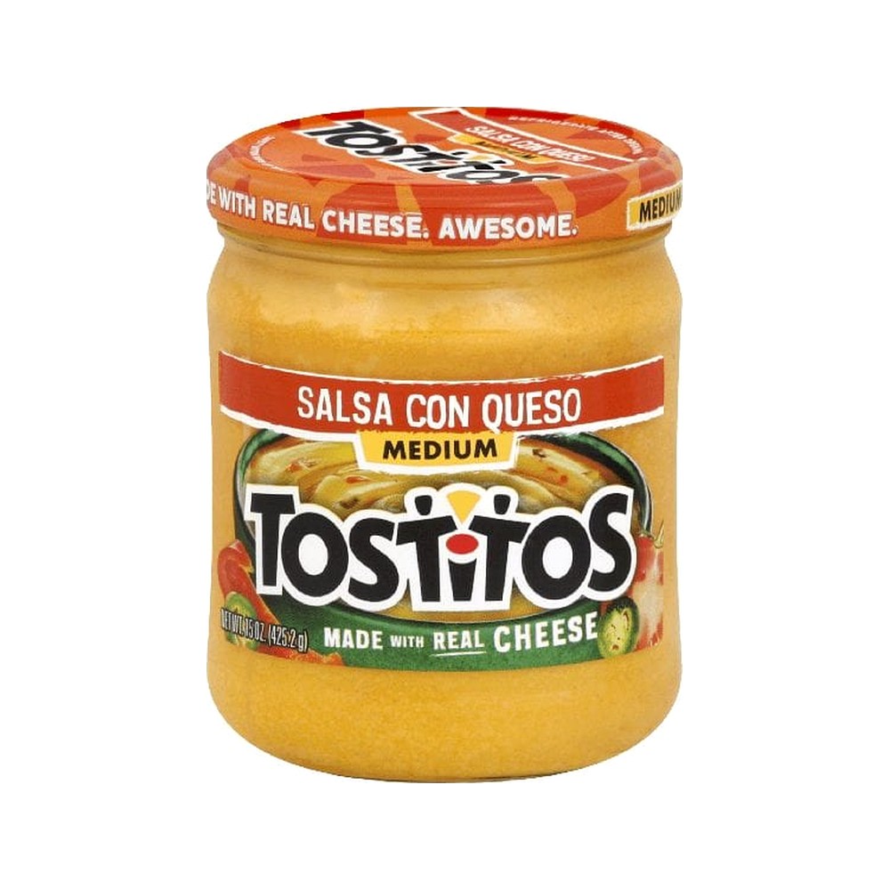 Salsa Tostitos Queso Mild 15Oz