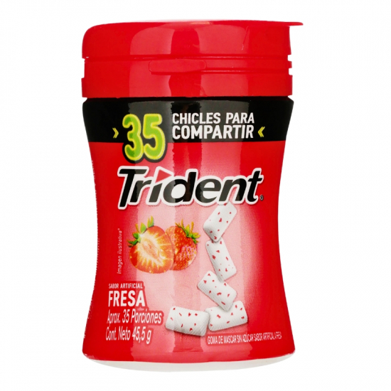 Trident Botella Fresa 35 Pieza
