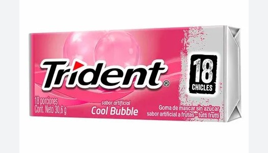 Trident Value Pack Cool Bubble 18 Unidades