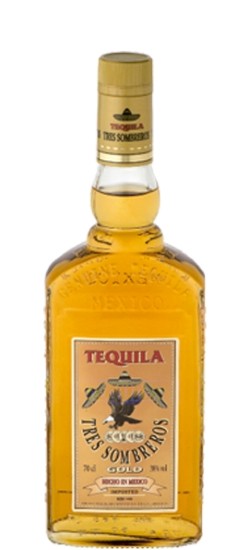 Tres Sombreros Dorada 750Ml