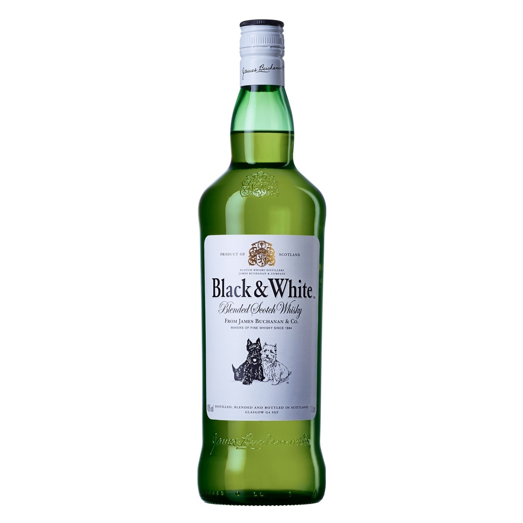 Black & White Blended Scotch 1000Ml