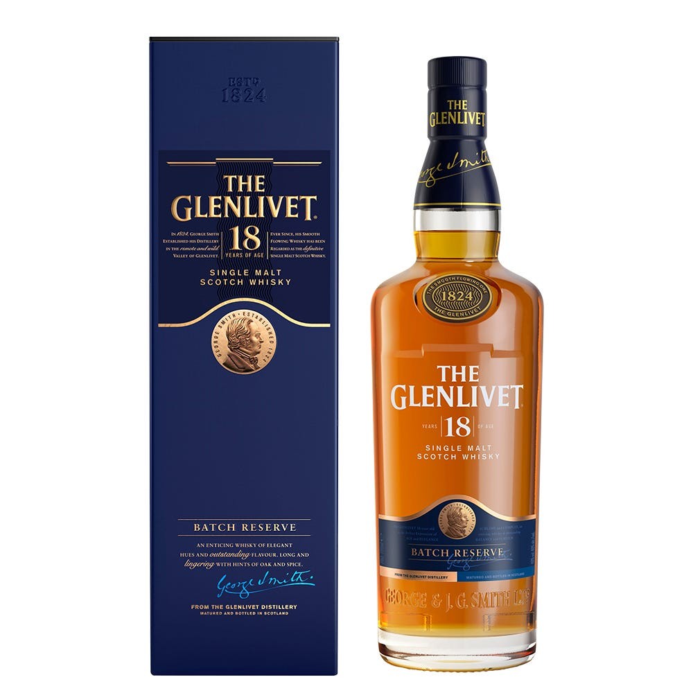 The Glenlivet 18 Años 750Ml