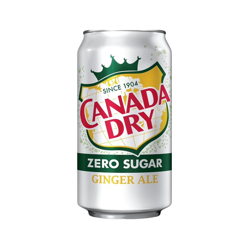 Ginger Ale Canada Dry LATA Zero Sugar 355Ml 