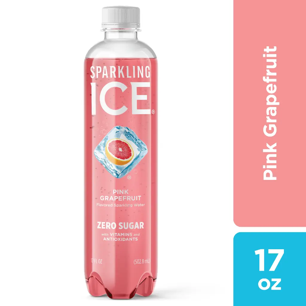 Sparkling Ice Pink Grapefruit 17Oz  
