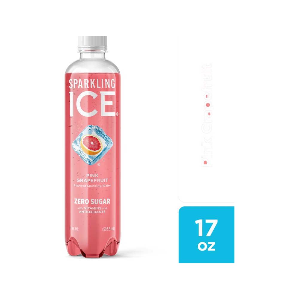 Sparkling Ice Pink Grapefruit 17Oz  