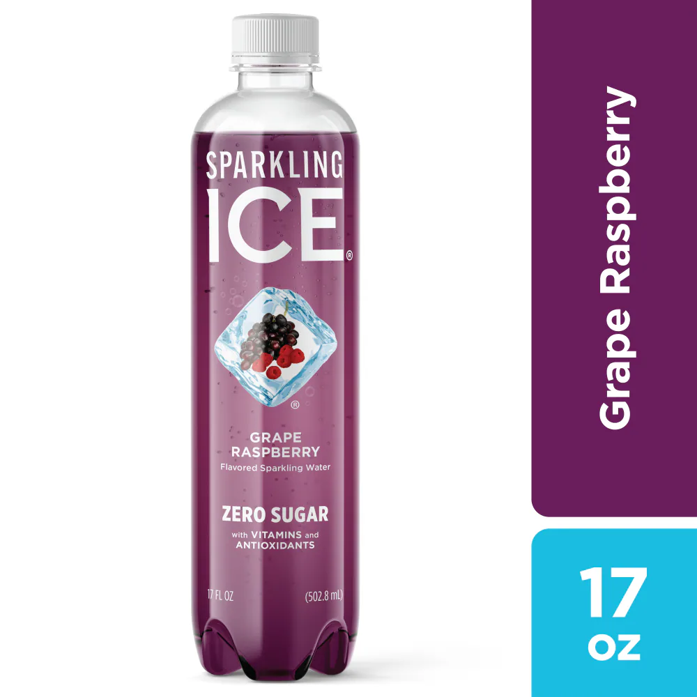 Sparkling Ice Grape Raspberry 17Oz 
