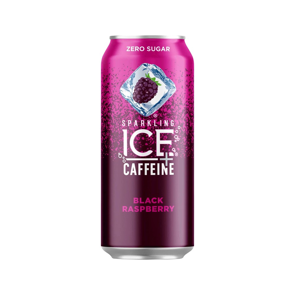 Sparkling Ice + Caffeine Black Rasberry 16Oz LATA 