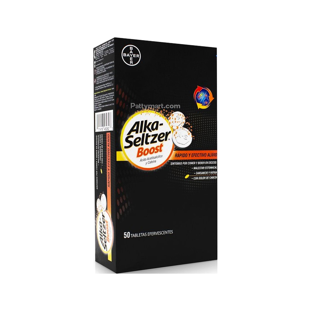 Alka Setzer Boost Negro