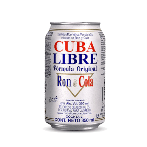 [006805] Cuba Libre Ron Cola 350Ml Lata