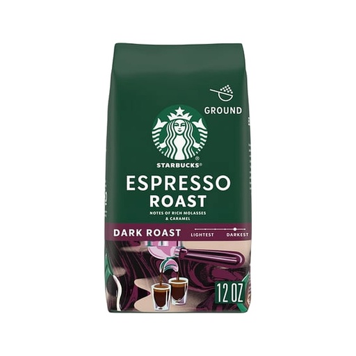 Cafe Starbucks Espresso Dark Roast 12Oz