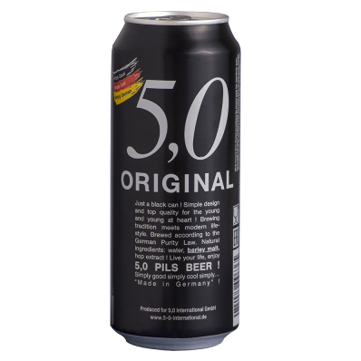 [0012819] 5,0 Pils Negra 500Ml