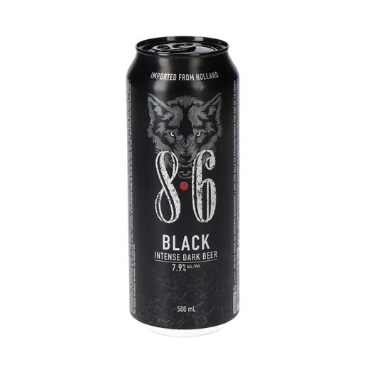 [005677] 8.6 Black 500Ml