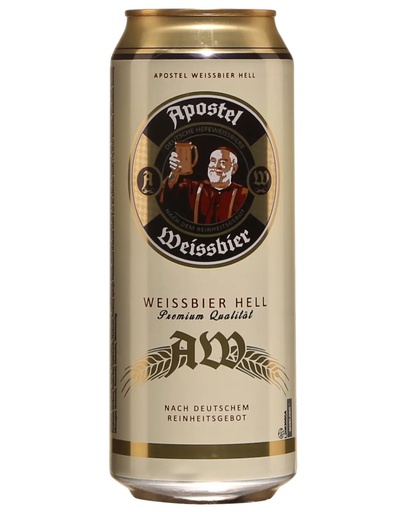 [004698] Apostel Weissbier Hell 500Ml LATA