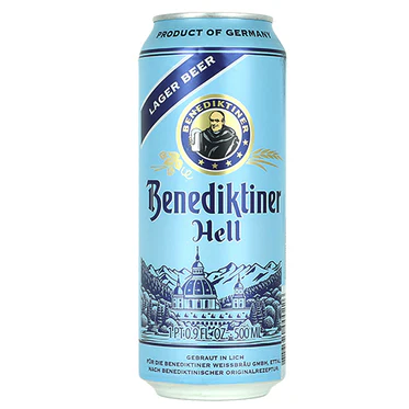 [006083] Benediktiner Hell Lager 500Ml LATA