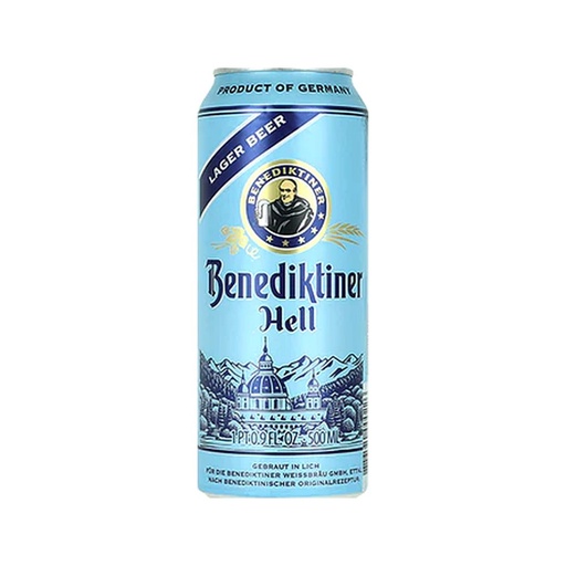 Benediktiner Hell Lager 500Ml LATA