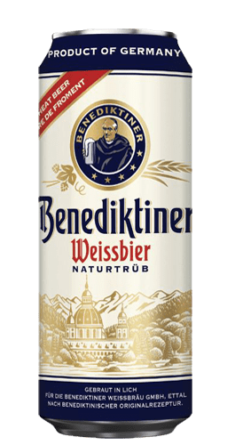 [007392] Benediktiner Weissbier 500Ml LATA