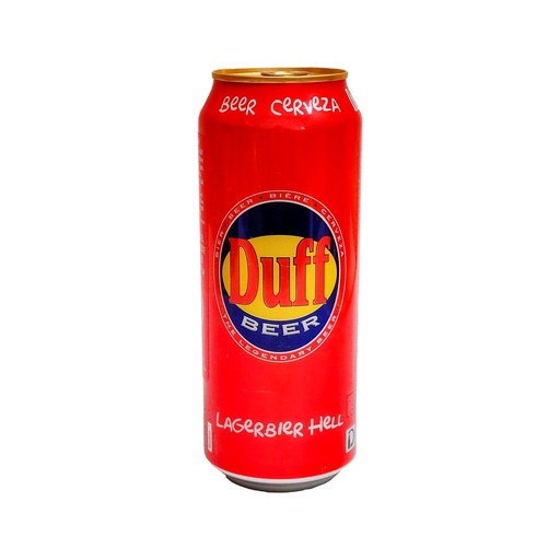 Duff Beer Lagerber Hell LATA 500Ml