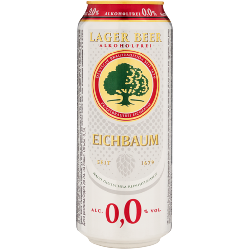 [008025] Eichbaum 0.0% Alc Lager Beer 500Ml