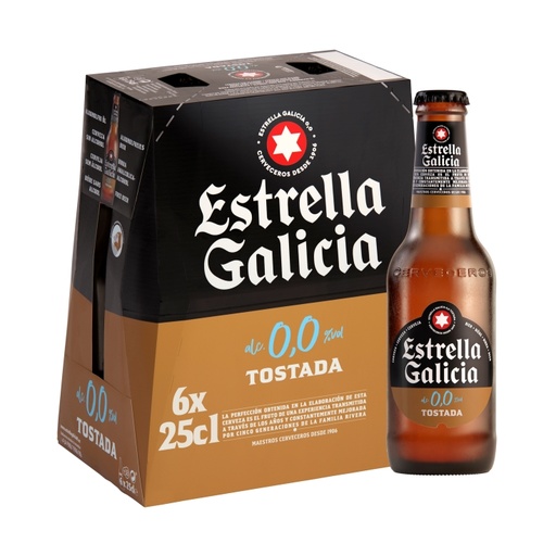 [007024] Estrella Galicia Tostada 0.0 S/Alc 250Ml