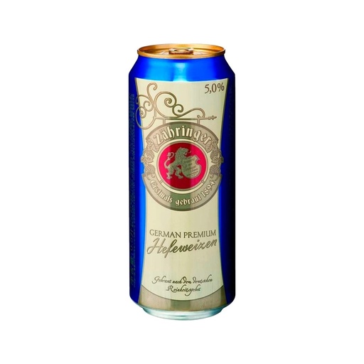 Zahringer Hefeweizer(Azul) 500Ml LATA
